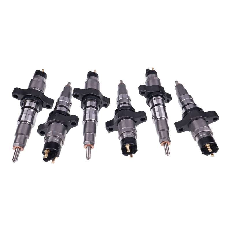 6PCS 0445120007 0445120212 Fuel Injector Compatible with Cummins Engine ISBE