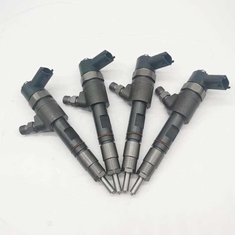 4PCS Fuel Injectors 1J801-53052 Compatible Kubota V2403 D1803 Engine KX040-4