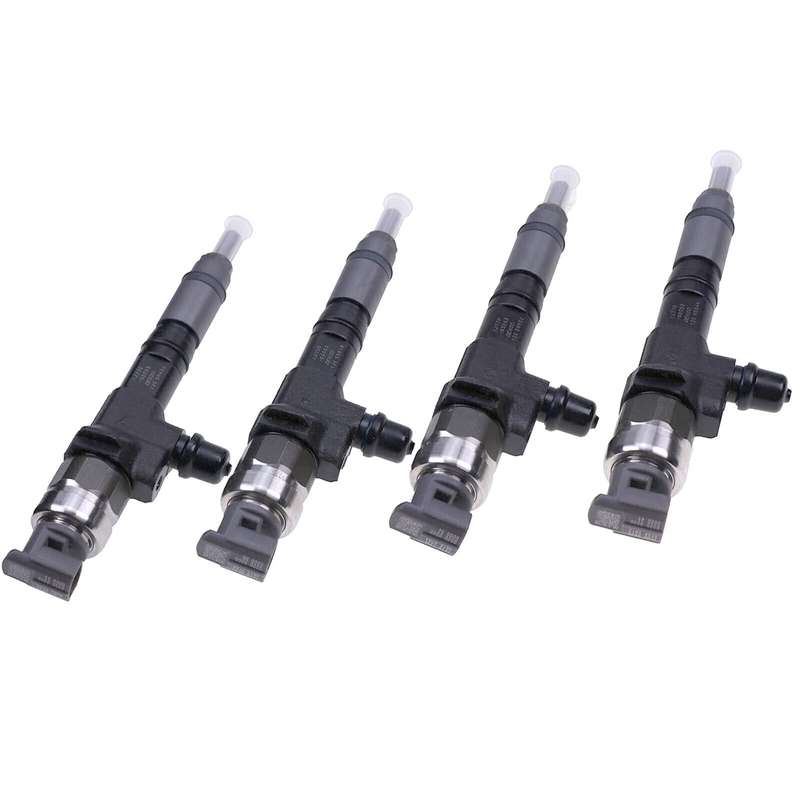 4Pcs Fuel Injector 1J770-53050 Compatible Kubota V3307 Tier 4 Engine SSV75
