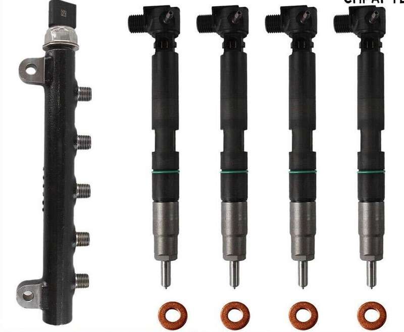 4x Fuel Injectors Common Rail Compatible Doosan Delphi 28337917 28240435 7030409