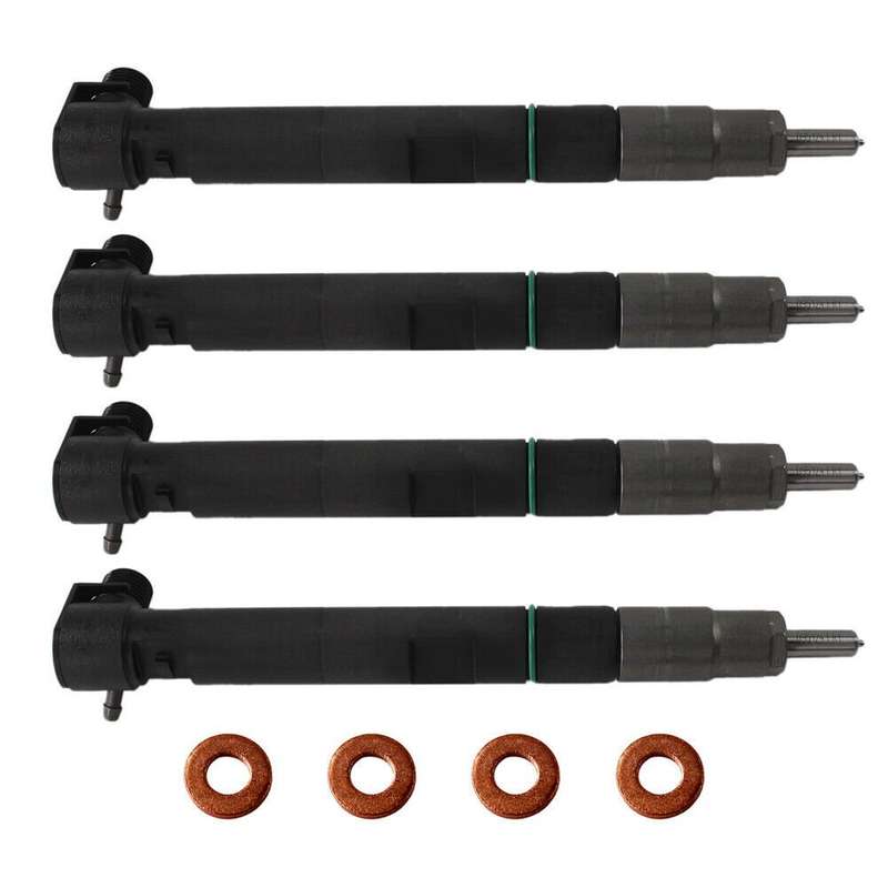 4x Fuel Injectors Common Rail Compatible Doosan Delphi 28337917 28240435 7030409