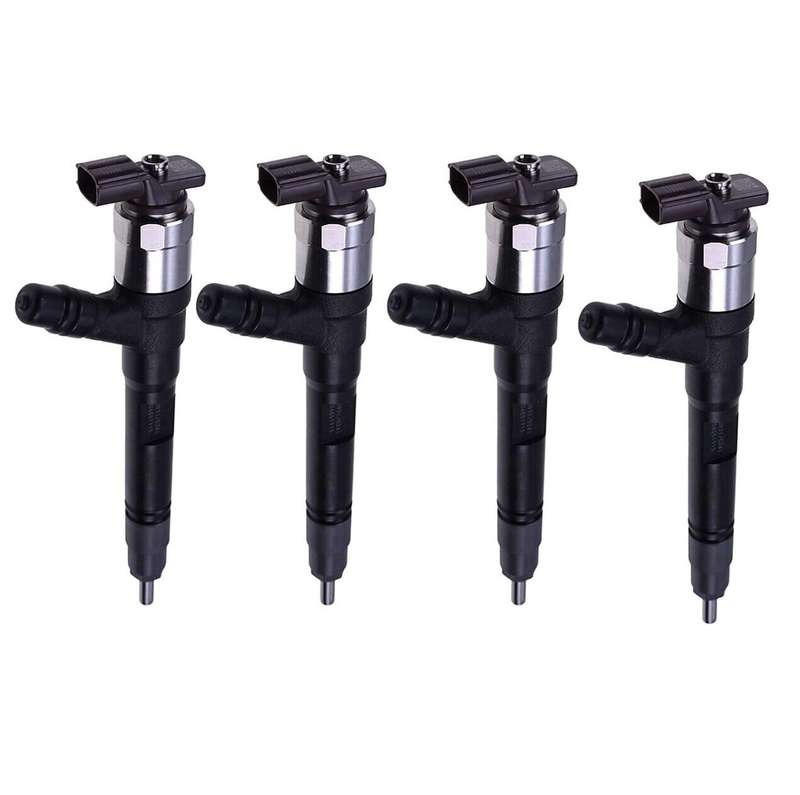 4PCS New Fuel Injector 8981635241 VI8981635241 Compatible with Isuzu Engine 4LE2