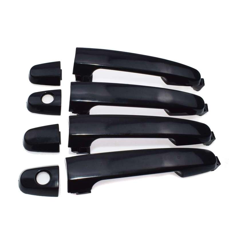 For TOYOTA Camry Outside Door Handle Front Rear Left Right Smooth Black New