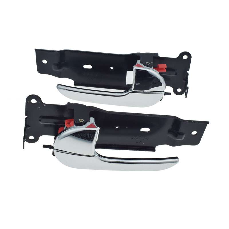 Front Left &amp; Right Interior Door Handles Chrome Pair For Kia Sedona 2002-2005