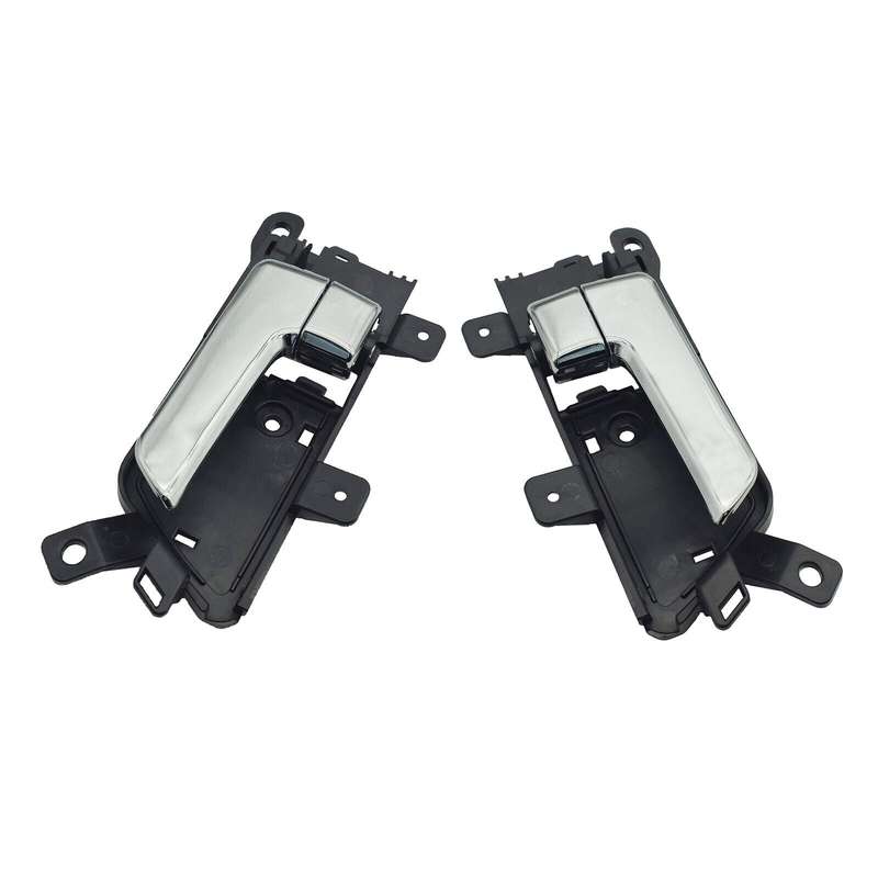 Left &amp; Right Interior Door Handles Chrome Pair For Kia Borrego 2009-2011