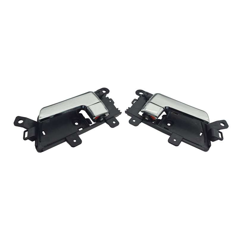 Left &amp; Right Interior Door Handles Chrome Pair For Kia Borrego 2009-2011