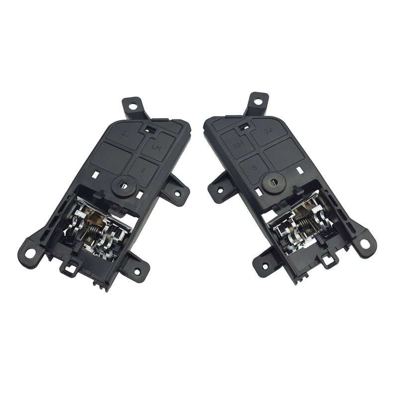 Left &amp; Right Interior Door Handles Chrome Pair For Kia Borrego 2009-2011