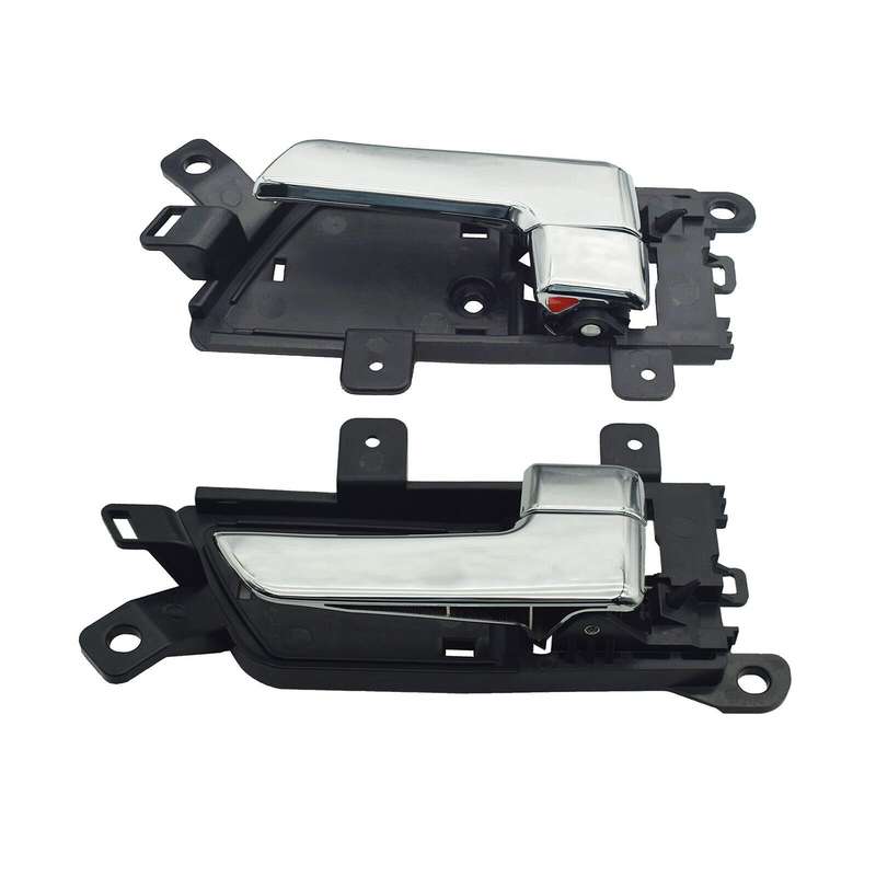 Left &amp; Right Interior Door Handles Chrome Pair For Kia Borrego 2009-2011