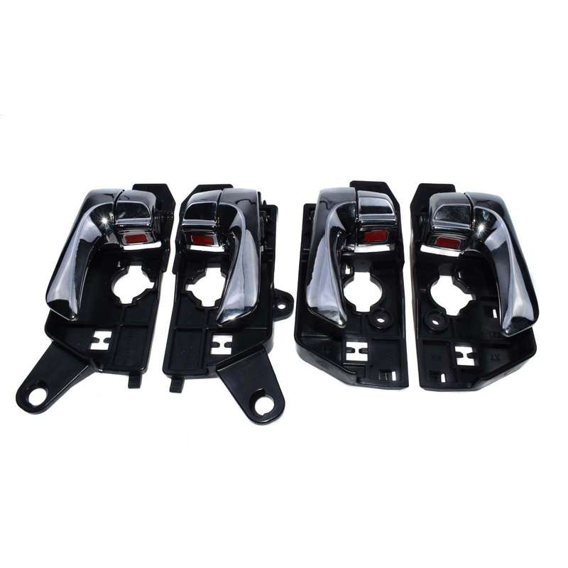 4Pcs Chrome Inside Door Handle Catch Front Rear Left Right for Hyundai Sonata