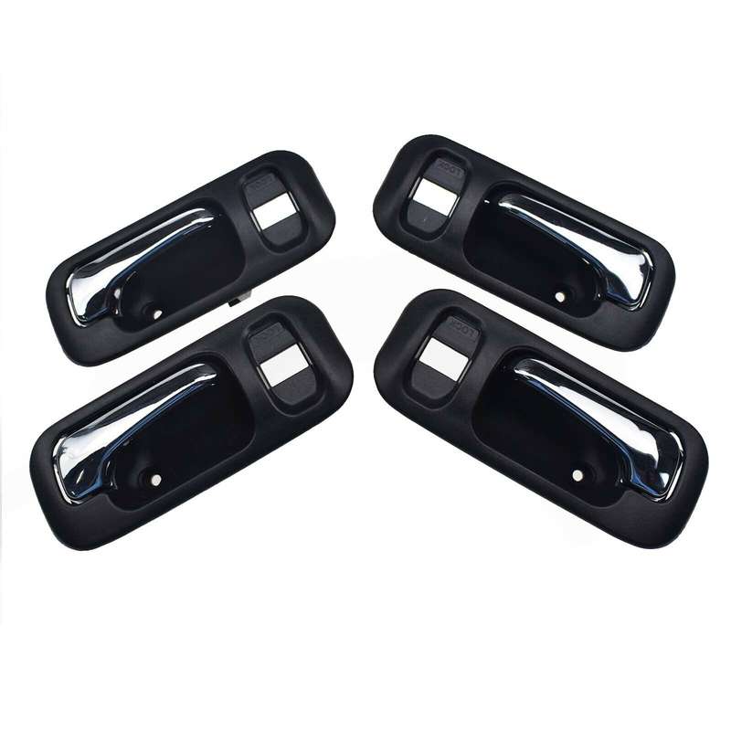 For Honda Odyssey 1995-1998 CR-V 1997-2001 Interior Door Handles 4PCS Black