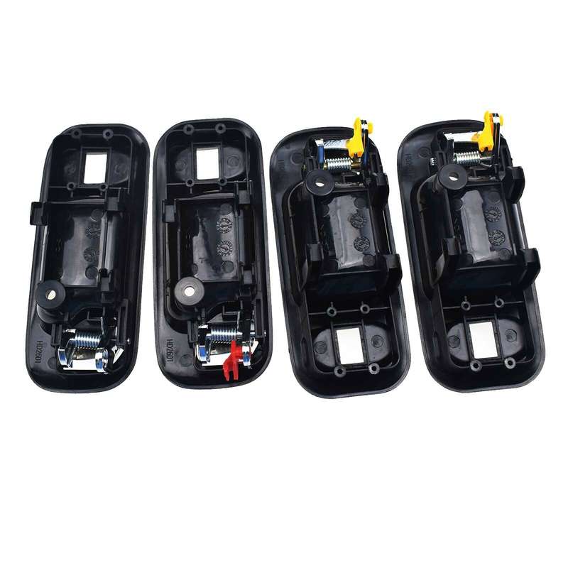 For Honda Odyssey 1995-1998 CR-V 1997-2001 Interior Door Handles 4PCS Black