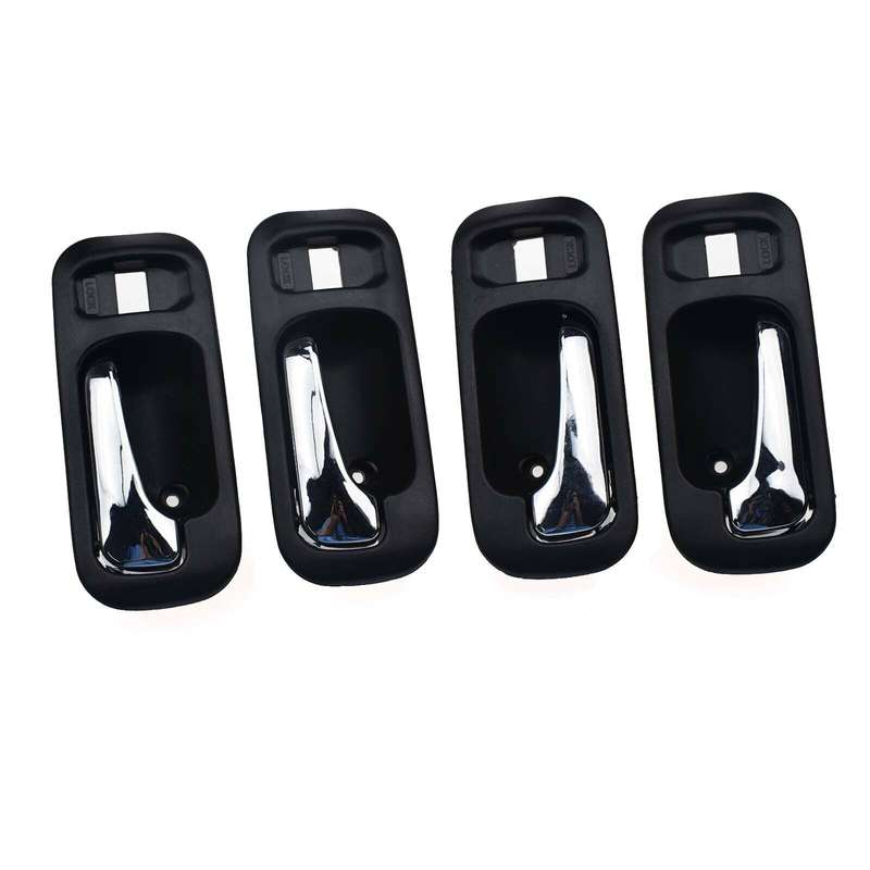 For Honda Odyssey 1995-1998 CR-V 1997-2001 Interior Door Handles 4PCS Black
