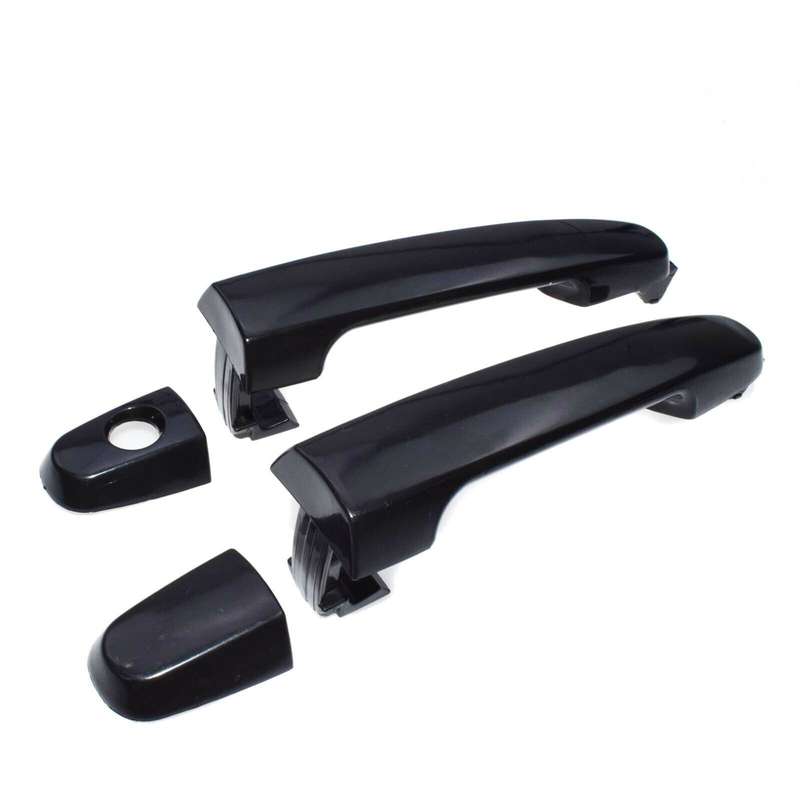 For Toyota Yaris Camry RAV4 Corolla Outside Door Handle Front Rear Smooth Black