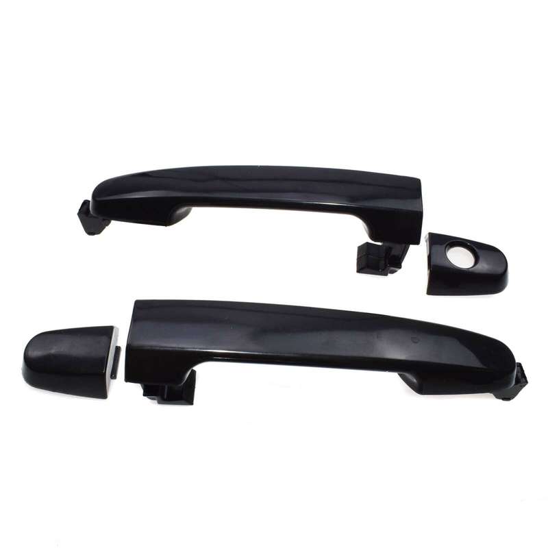 For Toyota Yaris Camry RAV4 Corolla Outside Door Handle Front Rear Smooth Black