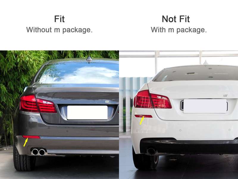 Rear Bumper Left Right Reflector Light Fit For 2011-2014 BMW 5' F10 525/528/535