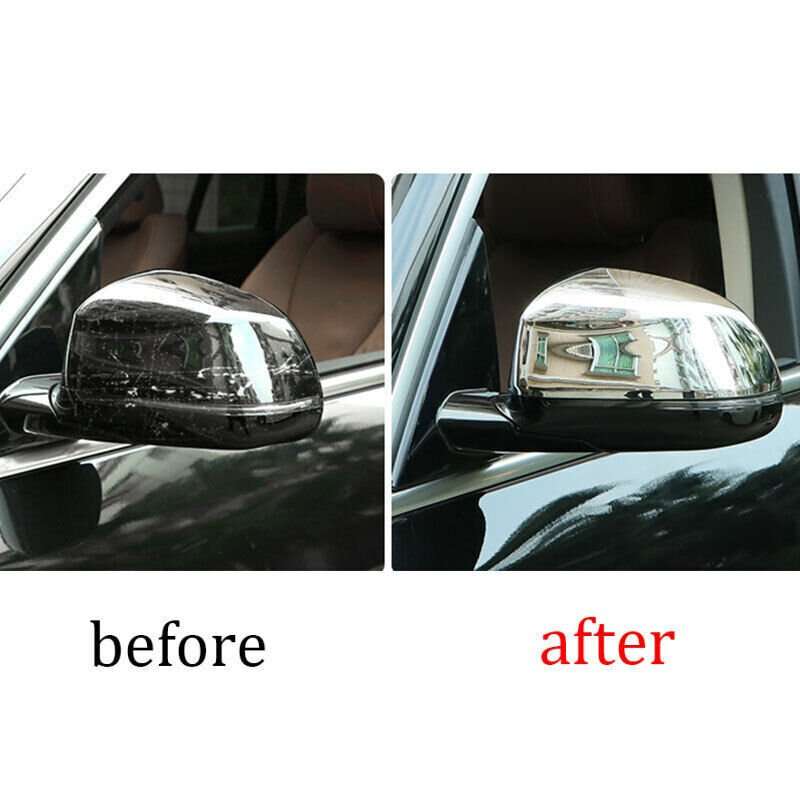 For BMW X5 G05 2019-2023 Chrome Side Rearview Mirrors Molding Cover caps Trim