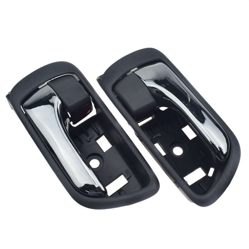 A Pair Door Handles Inside Chrome Left &amp; Right Side For Toyota Camry 2002-2006