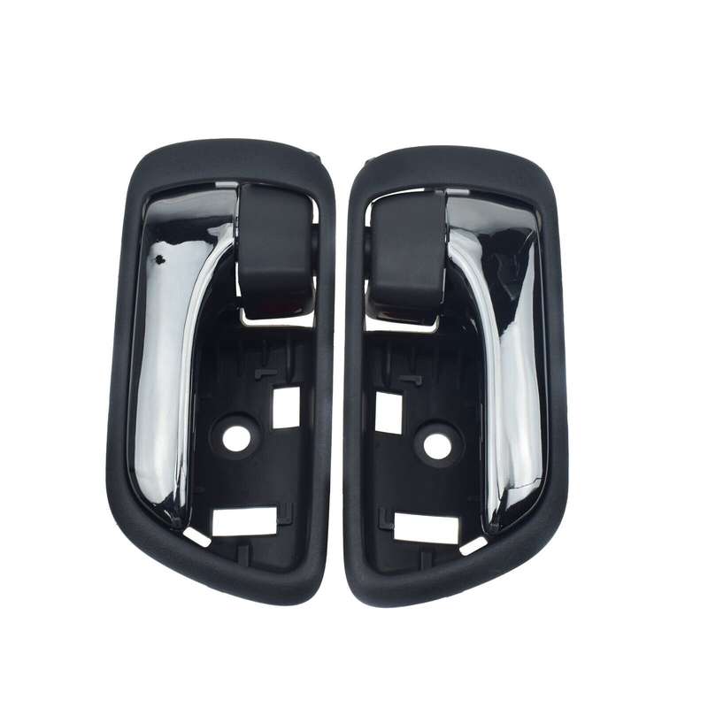 A Pair Door Handles Inside Chrome Left &amp; Right Side For Toyota Camry 2002-2006