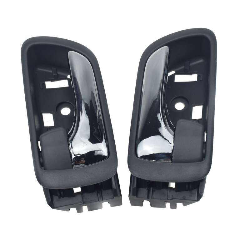 A Pair Door Handles Inside Chrome Left &amp; Right Side For Toyota Camry 2002-2006
