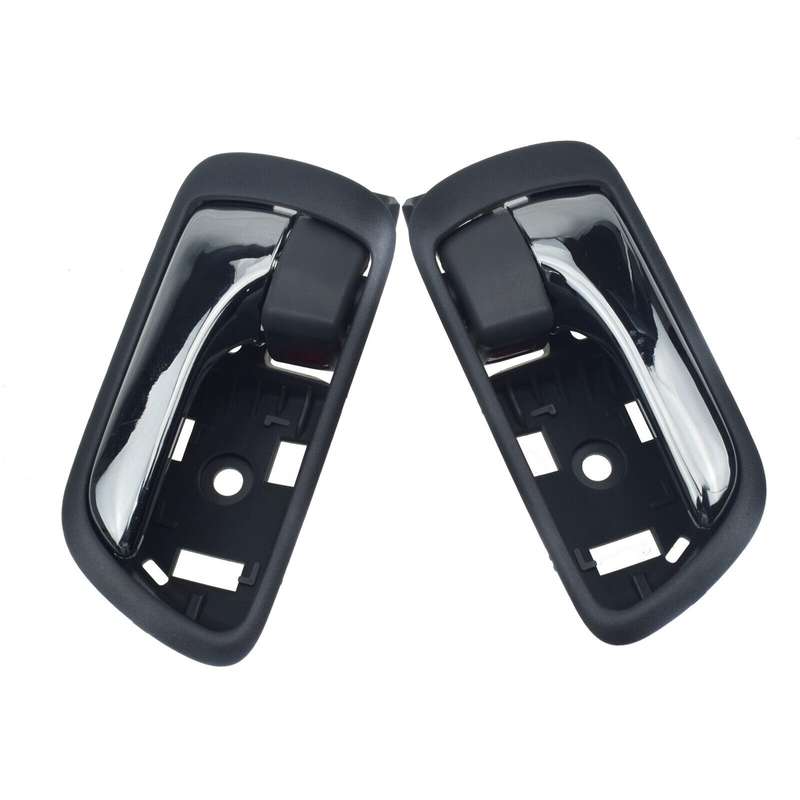 A Pair Door Handles Inside Chrome Left &amp; Right Side For Toyota Camry 2002-2006