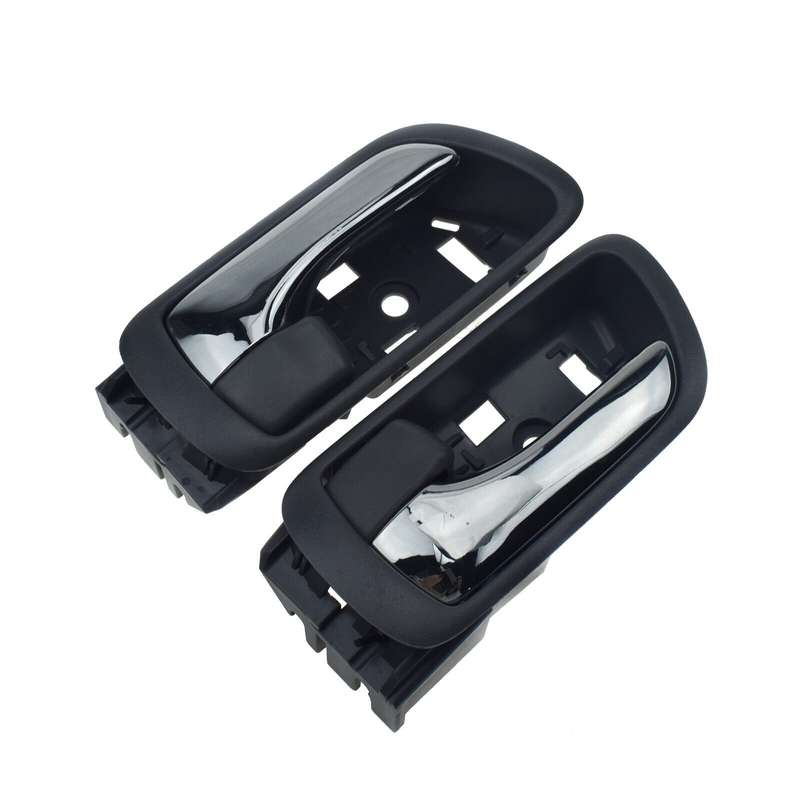 A Pair Door Handles Inside Chrome Left &amp; Right Side For Toyota Camry 2002-2006