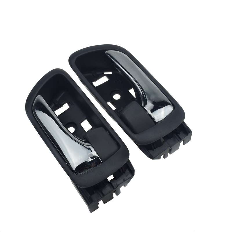 A Pair Door Handles Inside Chrome Left &amp; Right Side For Toyota Camry 2002-2006