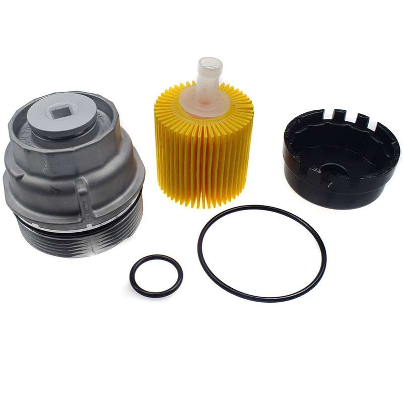 For Toyota Camry Avalon Sienna Oil Filter Housing Cap Assembly Seal w/Wrench