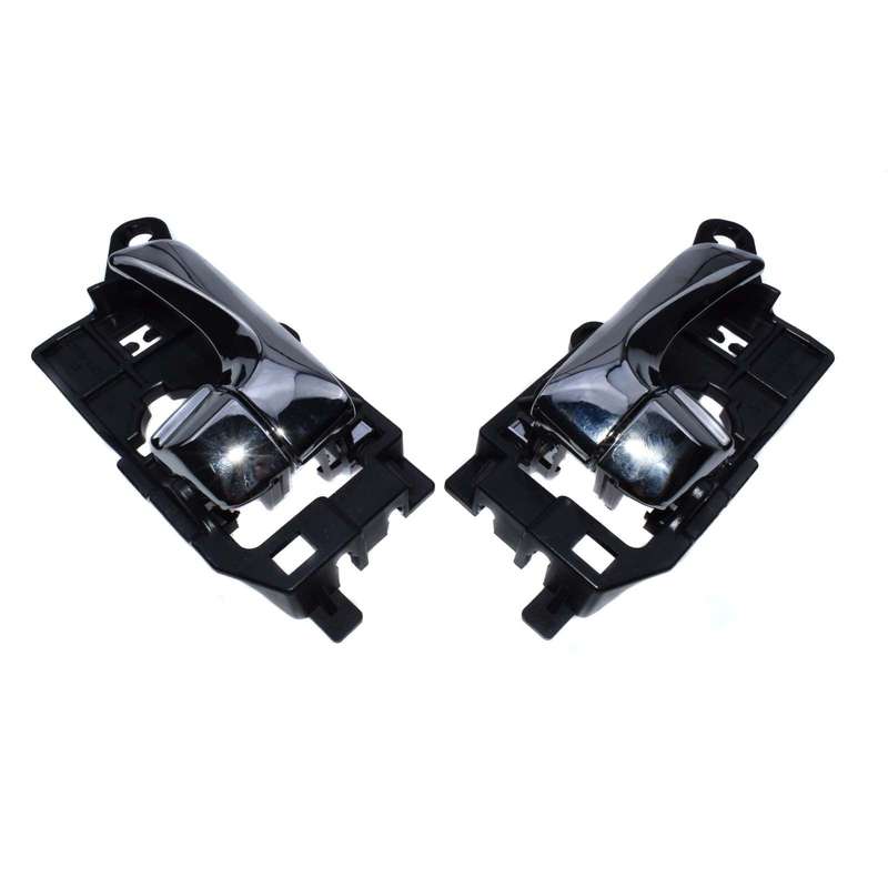 2PCS Chrome Inside Door Handles Catch Front Left &amp; Right for Hyundai Sonata