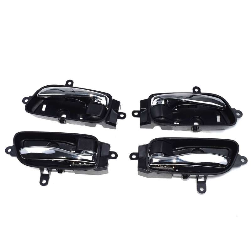 4Pcs Inside Interior Door Handle Chrome Set For Nissan Altima Pathfinder