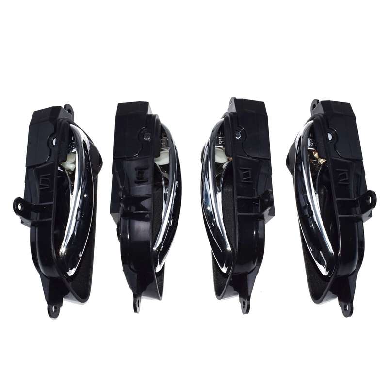 4Pcs Inside Interior Door Handle Chrome Set For Nissan Altima Pathfinder