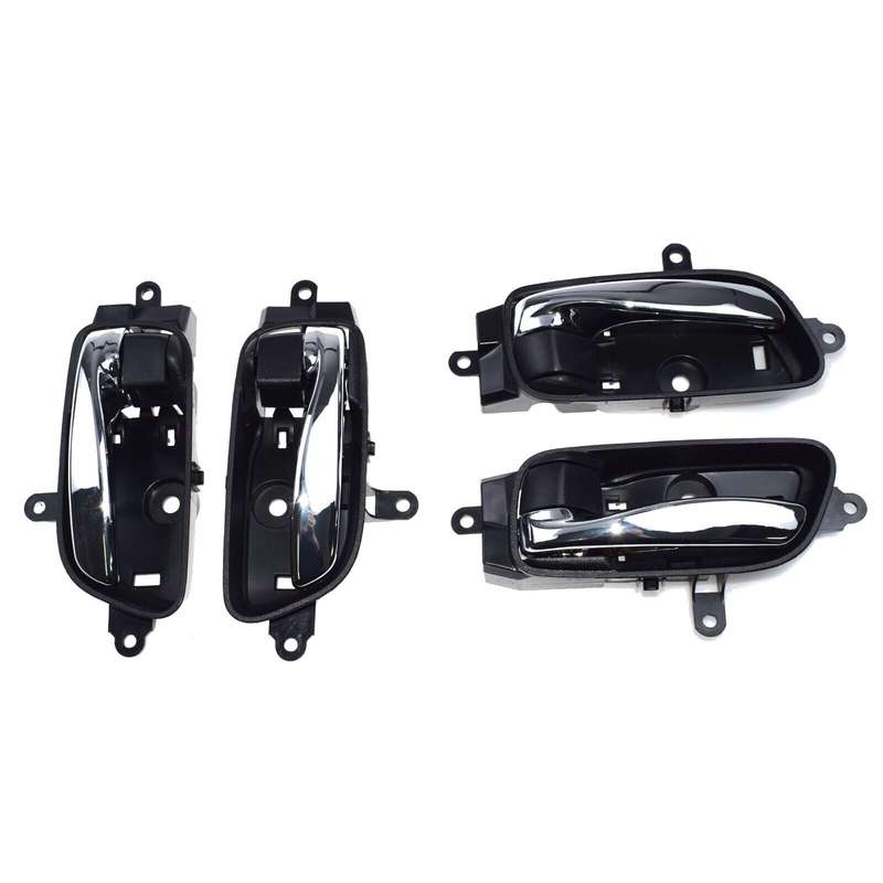 4Pcs Inside Interior Door Handle Chrome Set For Nissan Altima Pathfinder