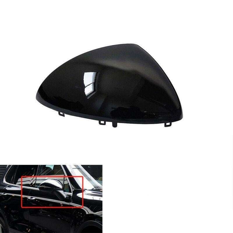 Right Side Rear View Wing Mirror Cover Cap For Porsche Cayenne 2011-2014 Black