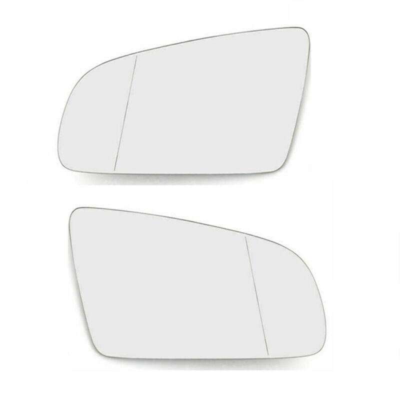 Pair Rearview Mirror Glass Heated For Audi A3 2004-2008 Right&amp;Left Side