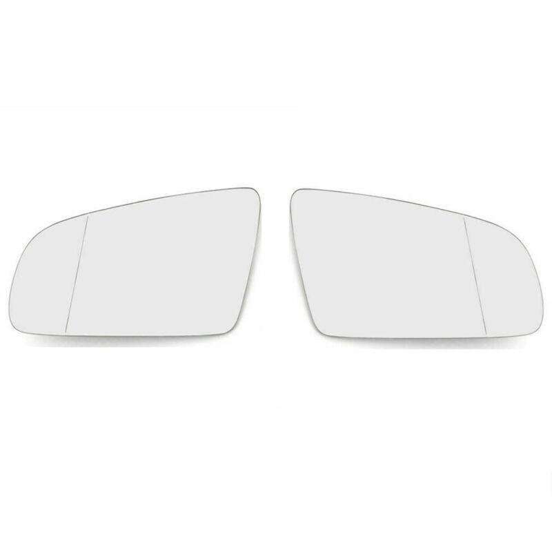 Pair Rearview Mirror Glass Heated For Audi A3 2004-2008 Right&amp;Left Side