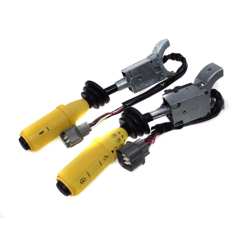 2Pcs Turn Signal &amp; Wiper Column Switch Forward &amp; Reverse Set For JCB 3CX 4CX New