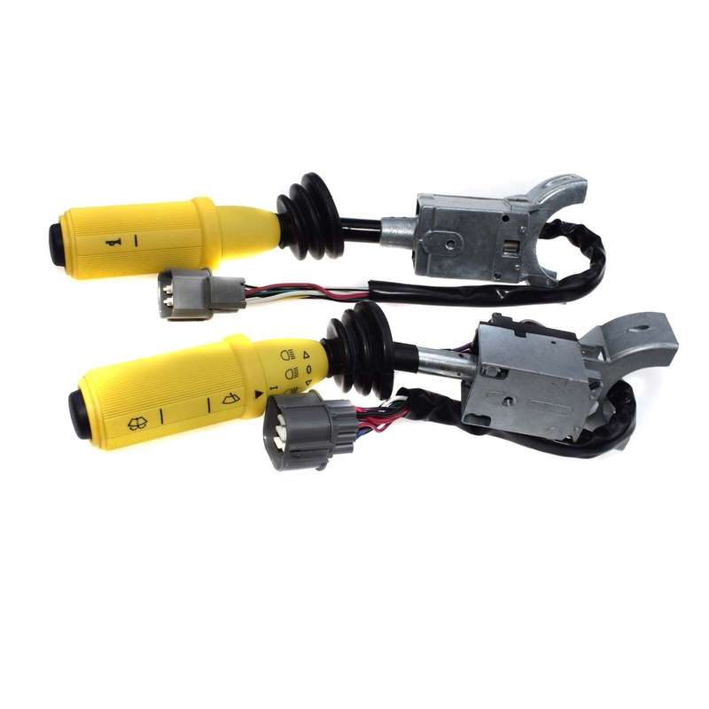 2Pcs Turn Signal &amp; Wiper Column Switch Forward &amp; Reverse Set For JCB 3CX 4CX New