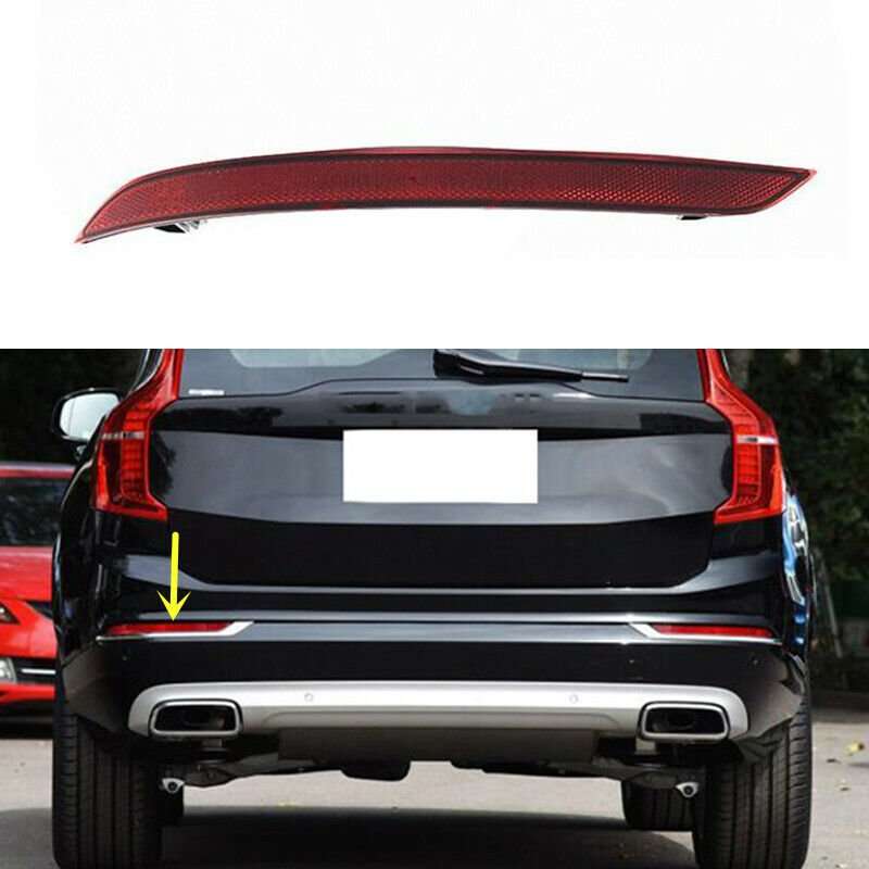 1*For Volvo XC60 2018-2021 XC90 2016-2021 Left Side Rear Bumper Reflectors