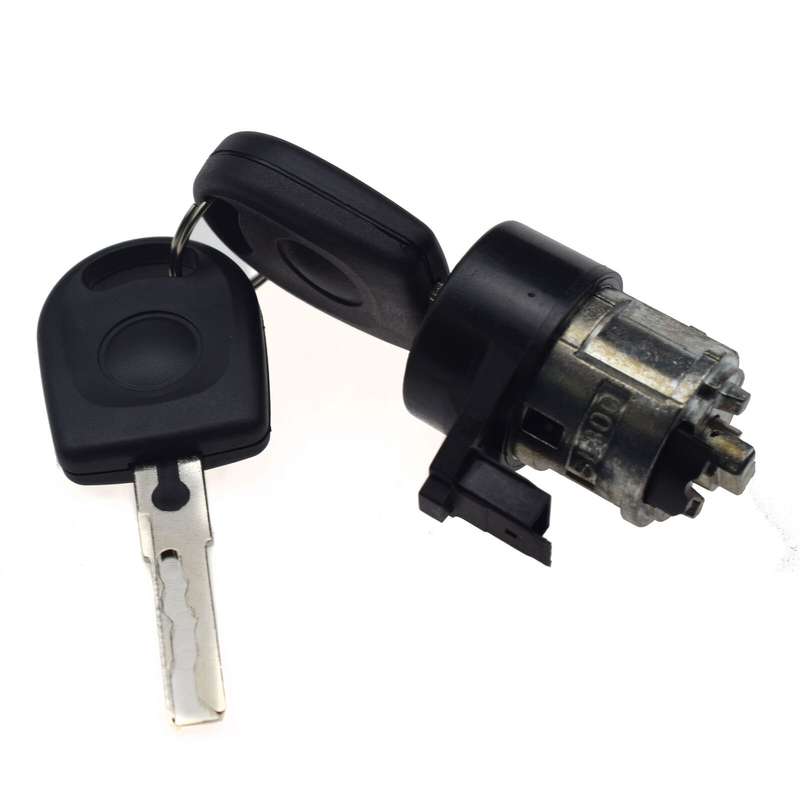 Ignition Lock Cylinder w/Key For VW Beetle Rabbit Jetta Golf Passat 3B0905855C
