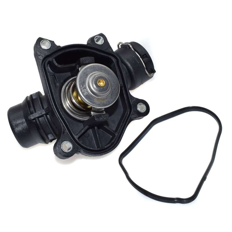 Thermostat with Housing and Seals (88 deg. C) New For BMW X5 335d 11517805811