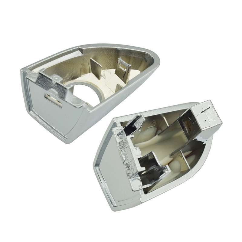 Chrome Front Left &amp; Right Door Handle Caps Pair For Hyundai Tucson 2016-2020