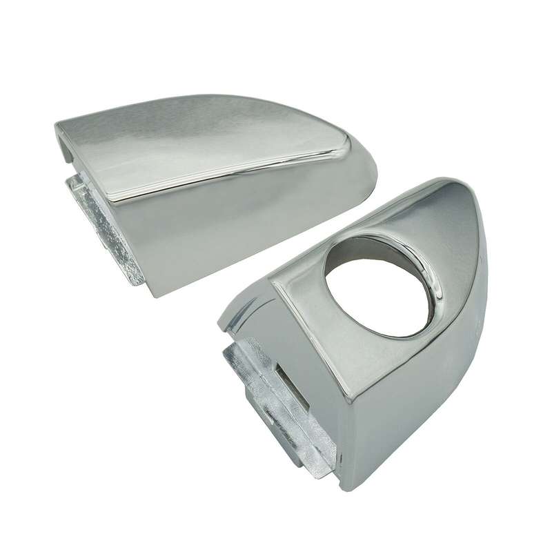 Chrome Front Left &amp; Right Door Handle Caps Pair For Hyundai Tucson 2016-2020