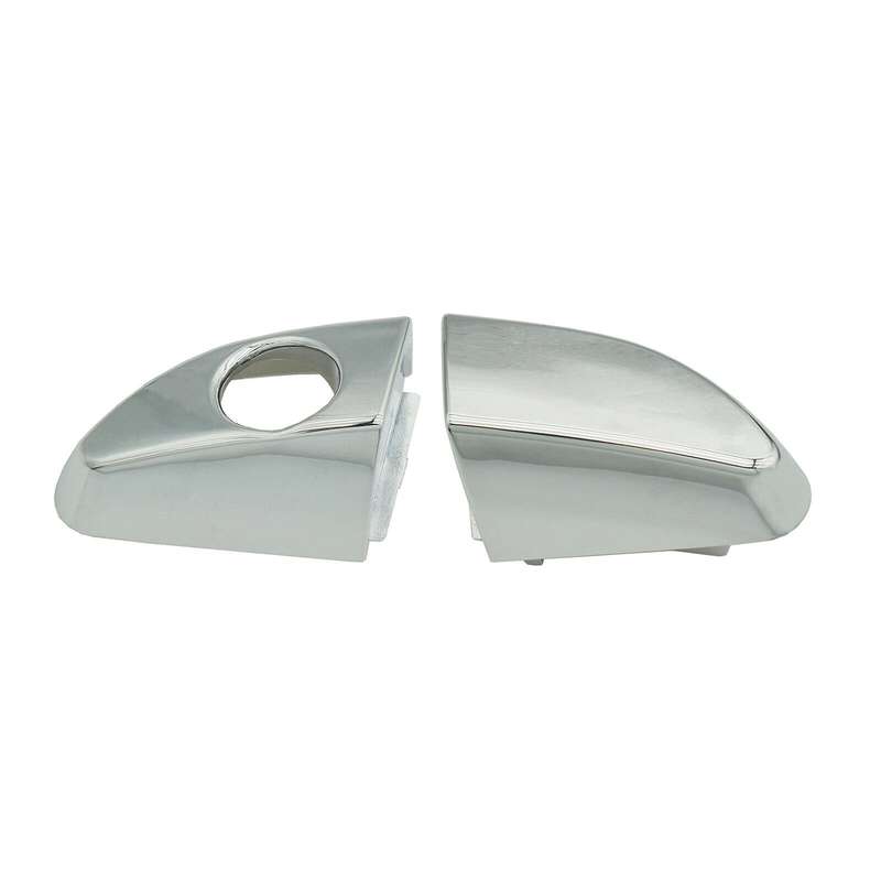 Chrome Front Left &amp; Right Door Handle Caps Pair For Hyundai Tucson 2016-2020