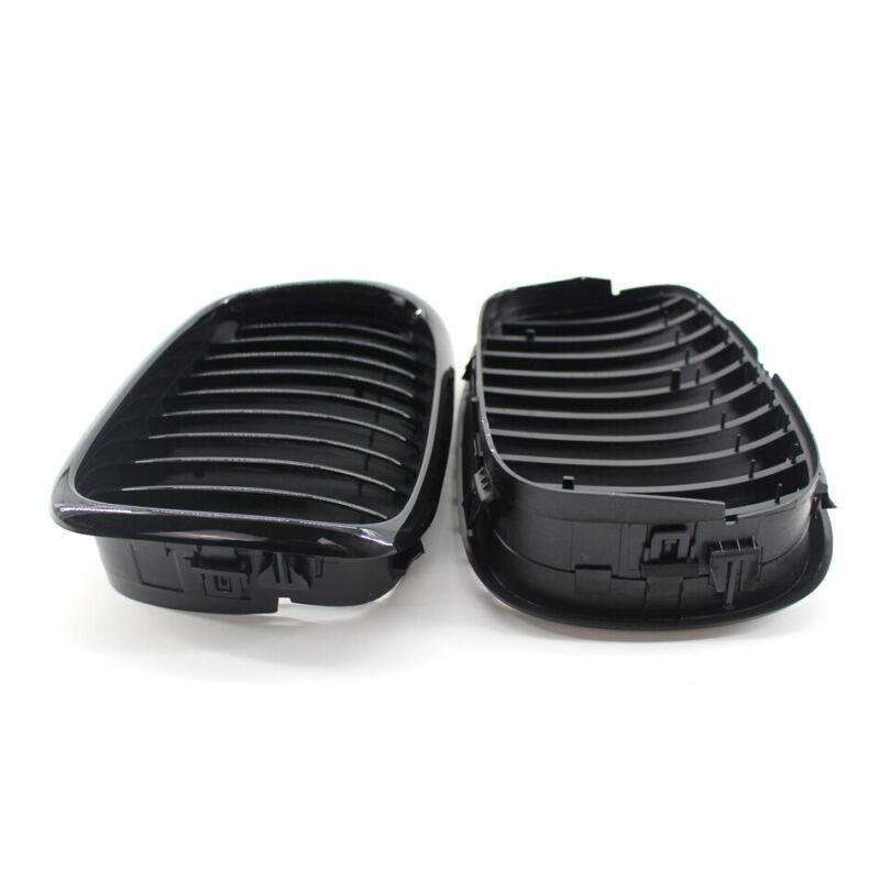 Pair of Front Kidney Grille fit for BMW E39 M5 1999-2003 5 Series Gloss Black