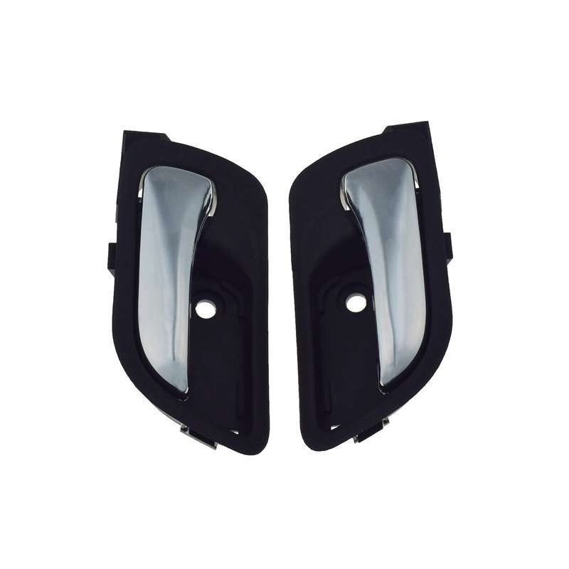 Front Left &amp; Right Interior Door Handles Chrome Pair For Honda Accord 2003-2007