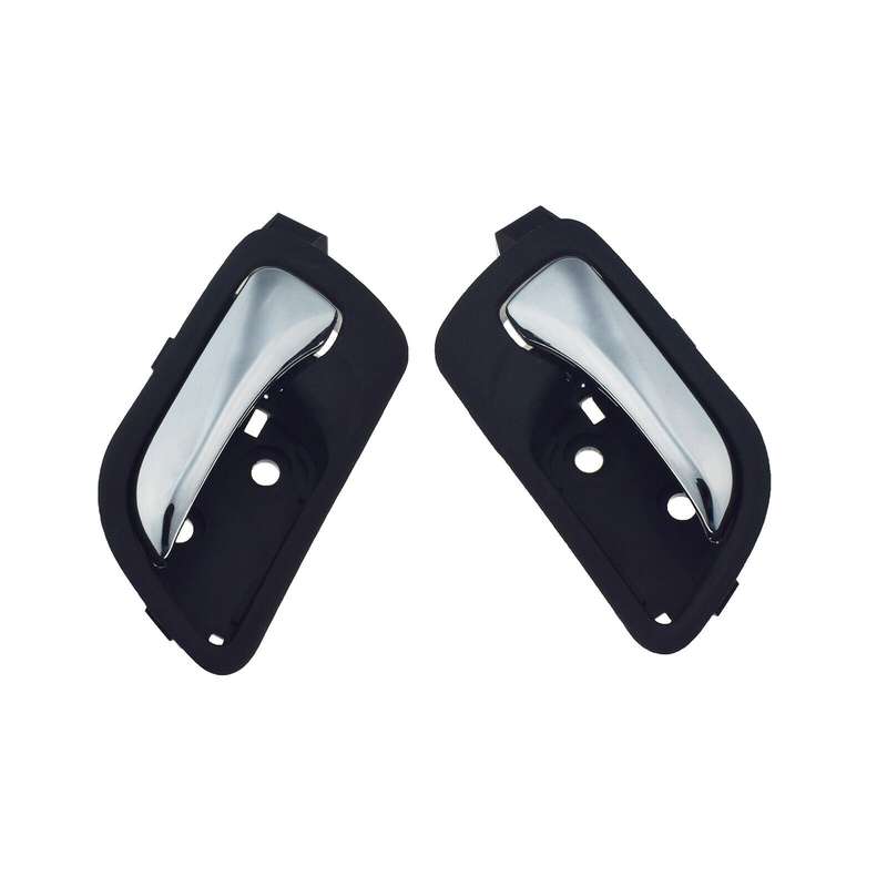 Front Left &amp; Right Interior Door Handles Chrome Pair For Honda Accord 2003-2007
