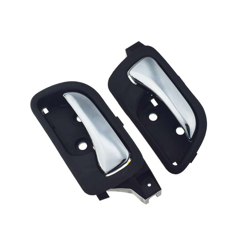 Front Left &amp; Right Interior Door Handles Chrome Pair For Honda Accord 2003-2007