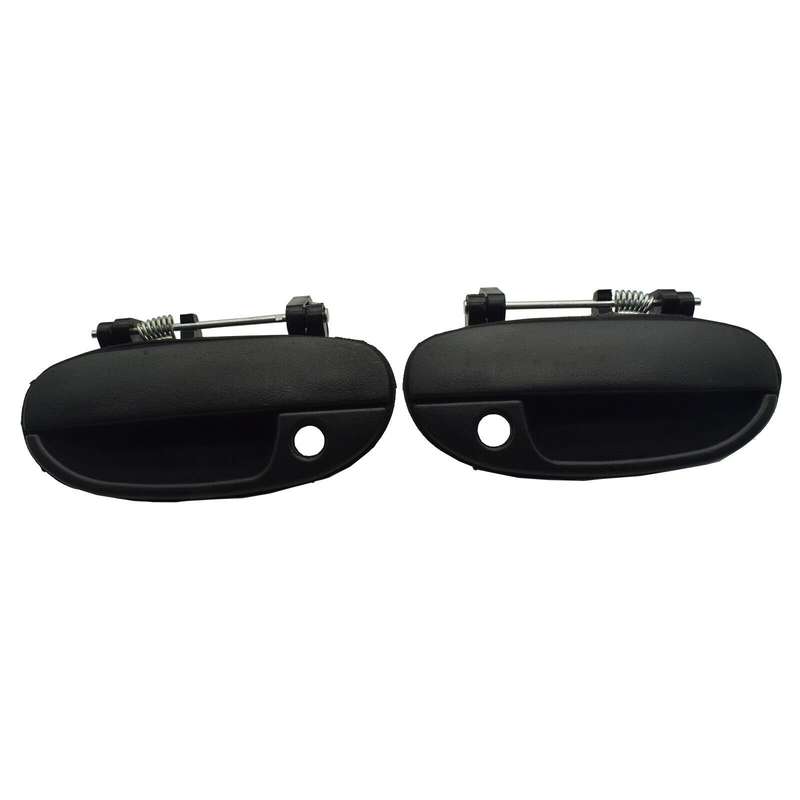 Exterior Outside Door Handles Front Left &amp; Right Pair For Daewoo Lanos 1999-2002