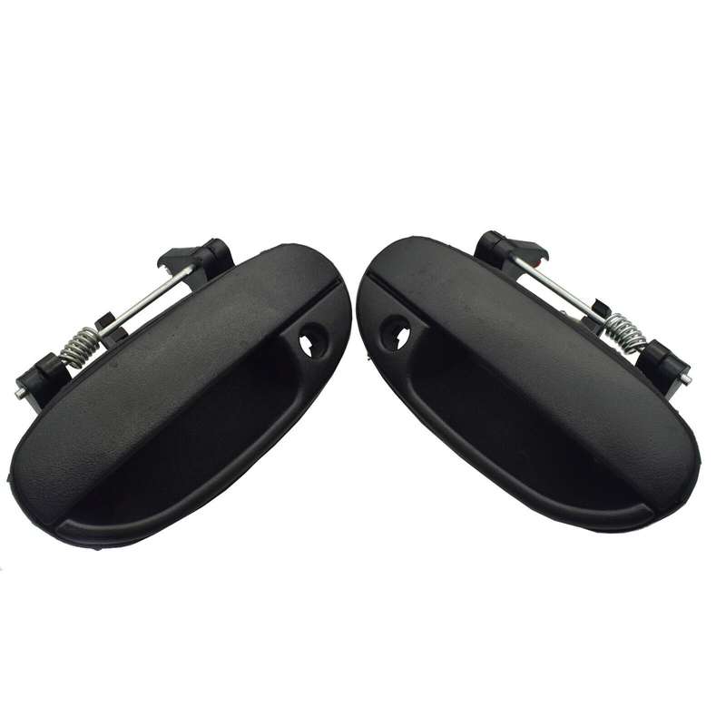 Exterior Outside Door Handles Front Left &amp; Right Pair For Daewoo Lanos 1999-2002