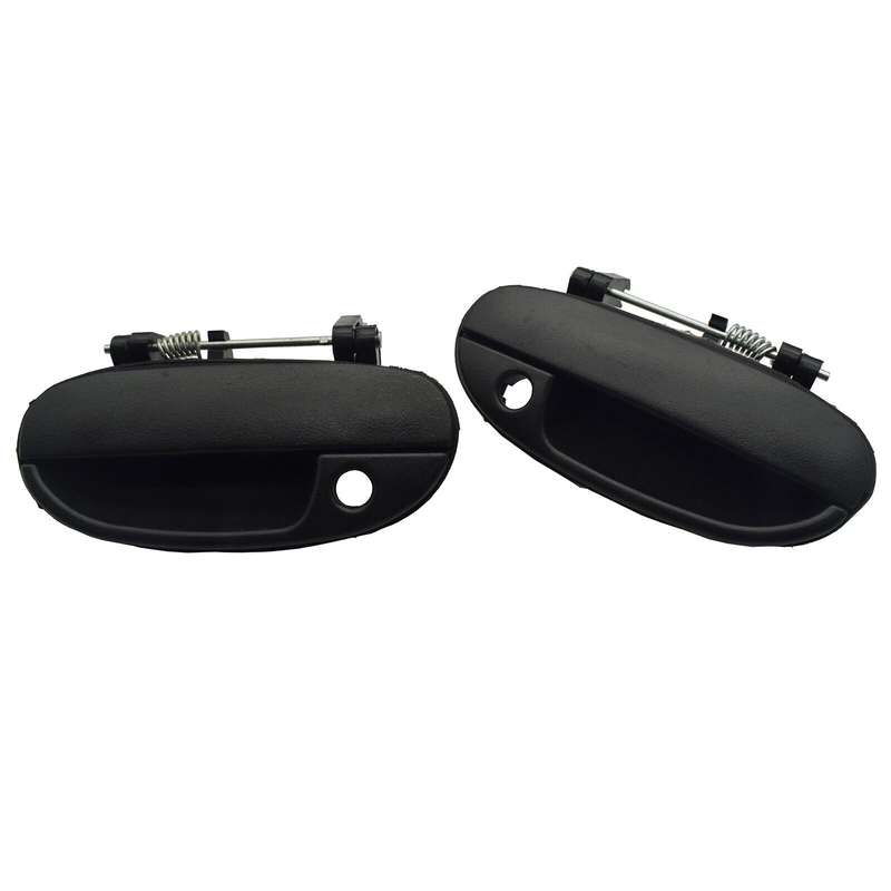 Exterior Outside Door Handles Front Left &amp; Right Pair For Daewoo Lanos 1999-2002
