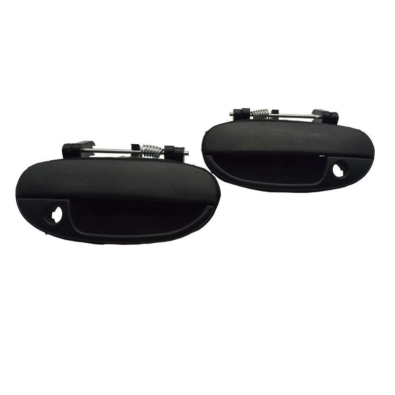 Exterior Outside Door Handles Front Left &amp; Right Pair For Daewoo Lanos 1999-2002